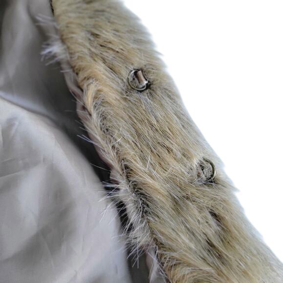 Inc Cozycore boho glam Faux Fur Vest Brown Small Petite Mob Wife Scandi Fluffy - Picture 8 of 12